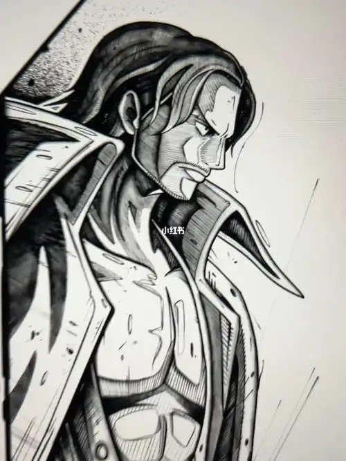 香克斯  #海贼王  #海贼王纹身  #纹身师的日常  #纹身手稿新作