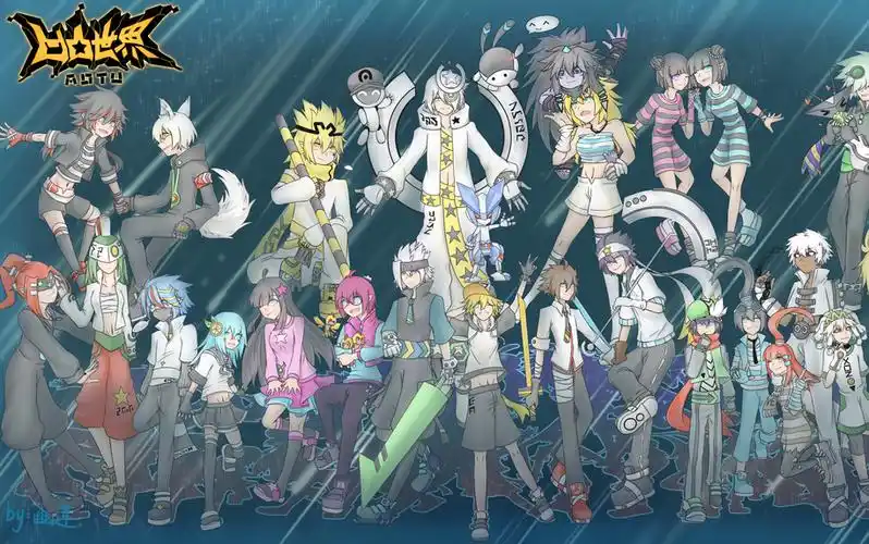 凹凸世界全员海报上色!_哔哩哔哩_bilibili