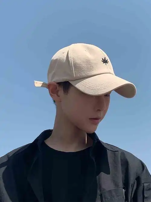 帽子男潮韩版鸭舌帽ins潮牌潮流棒球帽男春秋新款男生遮阳夏季