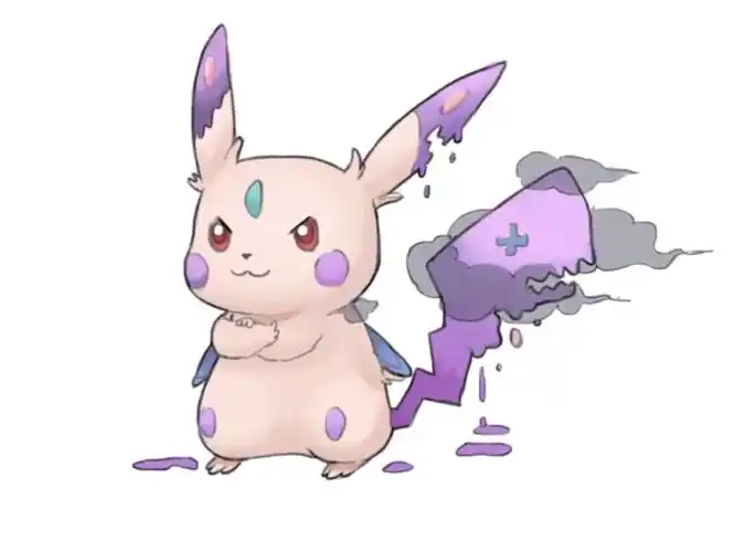 神奇宝贝中不同属性的皮卡丘你想要哪一只幽灵系的太调皮