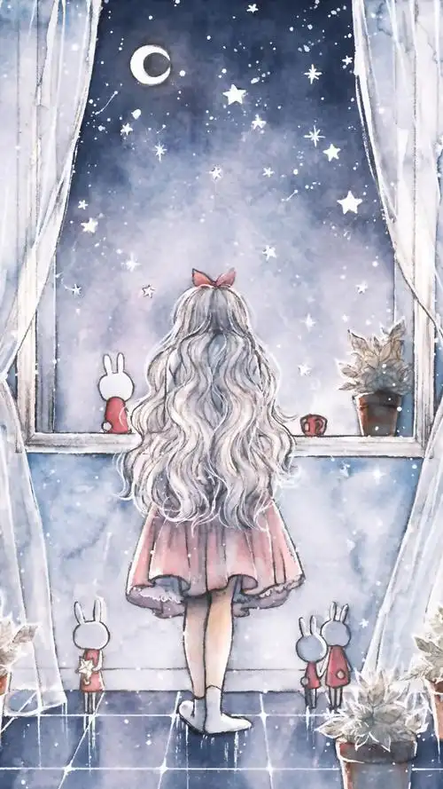 唯美梦幻动漫美少女