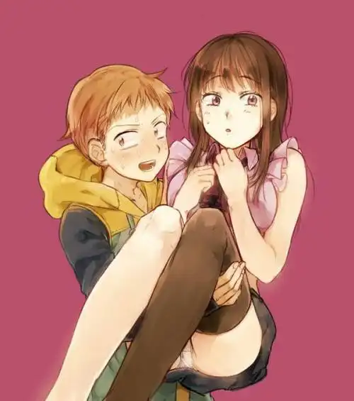 动漫人物公主抱怎么画?