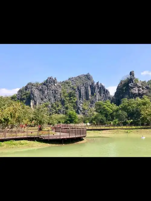 阳春春湾风景优美.