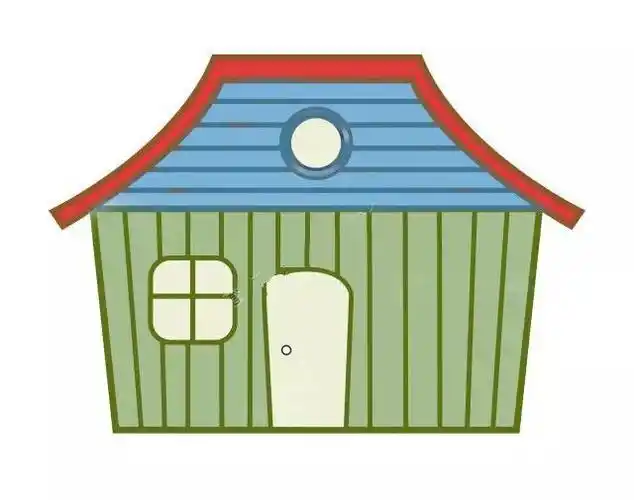 小木屋怎么画_简笔画_ps家园网