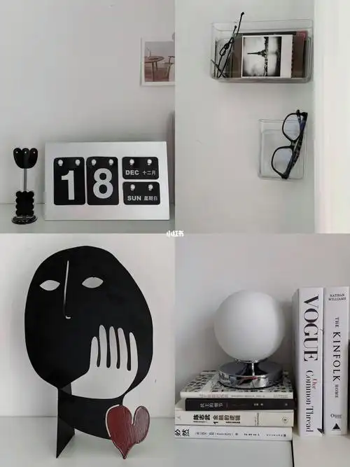 桌面布置ins风半包围书桌的小角落78