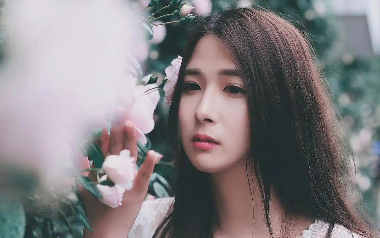 文艺美女伤感唯美意境高清壁纸