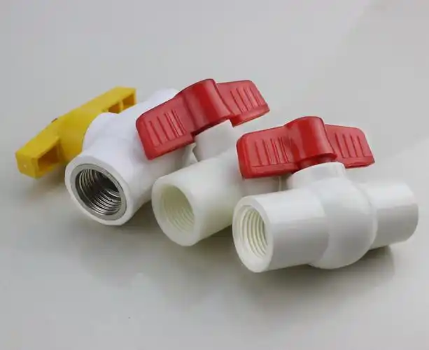 塑料带螺纹内丝球阀pprpvc内牙阀内丝钢芯球阀水阀开关4分