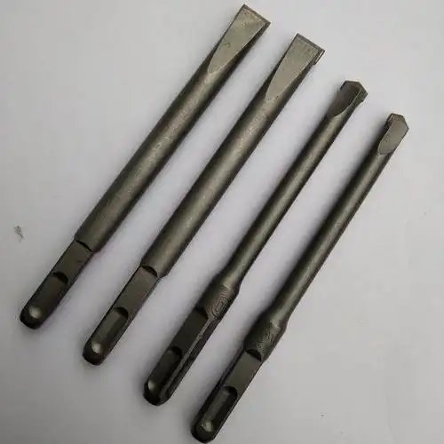 电锤钻头方柄四坑光杆无螺纹合金凿子混凝土开槽无槽凿子铲墙钻头