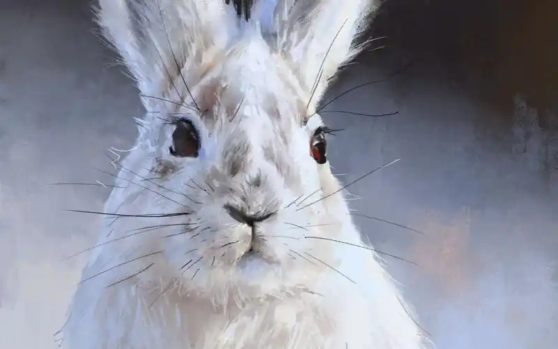 【板绘】用厚涂怎么画一只写实的可爱兔兔呢?来给你详细演示过程!