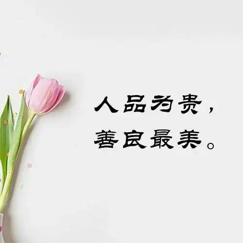 人品为贵 善良最美