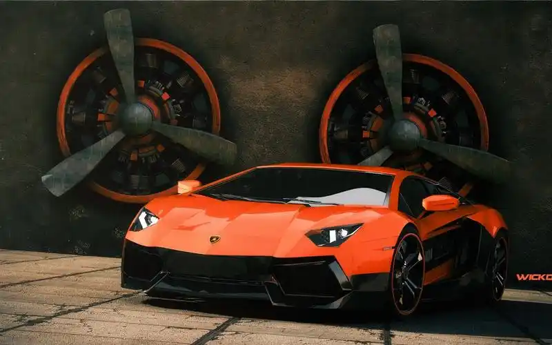 唯美霸气跑车电脑宽屏桌面壁纸