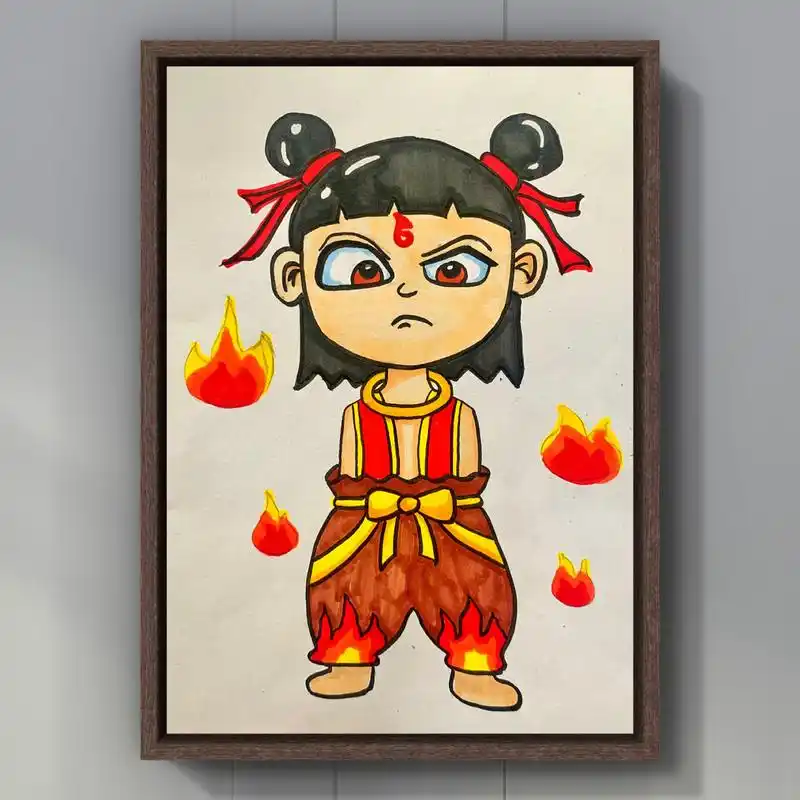 小哪吒简笔画 小哪吒简笔画 生活当中所有的物体都可以概括为几何图形