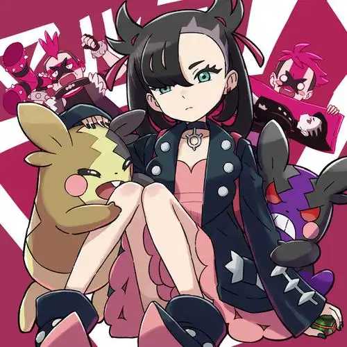 精灵宝可梦剑盾 玛俐同人图