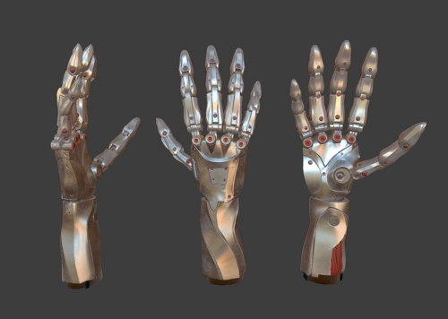 120 pbr次世代 科幻机器人 机器手 机械臂 机械手 机甲 生化手臂 义体