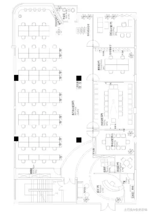 办公室,张江软件园500平方工业风其他设计图片赏析