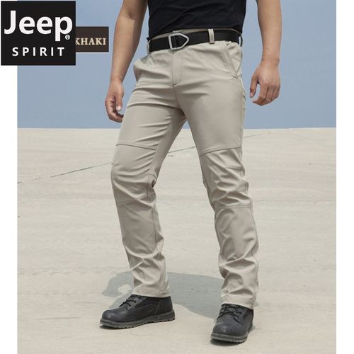 jeep吉普品牌店户外旅行工装裤登山战术裤男宽松大码徒步钓鱼打野裤