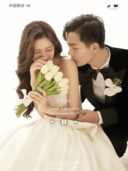 超甜的韩式婚纱照78极简风格最历久常新