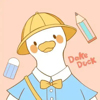 卡通可爱鸭子头像