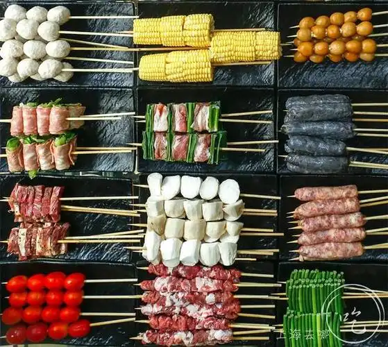 串串种类超丰富, 足足100 种,光选料就跑遍了整个台湾!