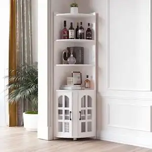 角柜拐转角置物架转弯储物柜靠墙餐厅现代边柜柜子弧形书柜转角