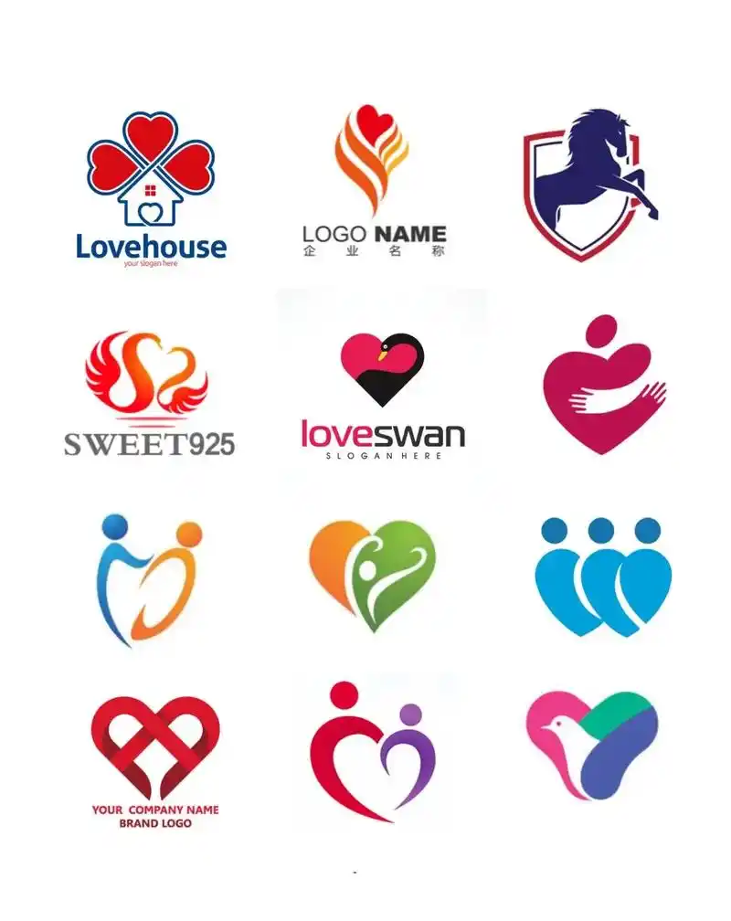 人物 |手 |7315爱心元素logo合集."无需言语,手势中的 - 抖音