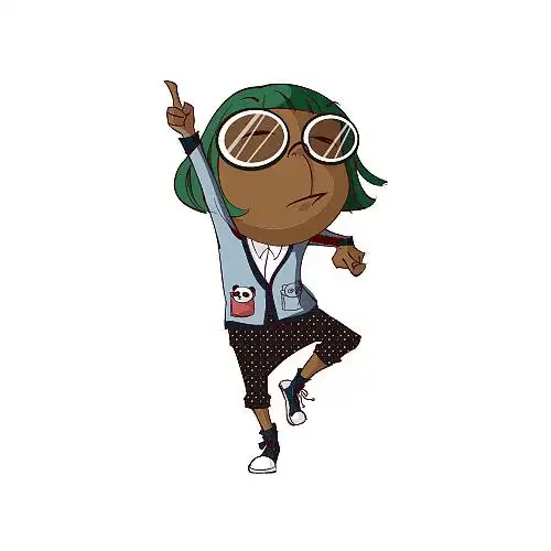 得瑟的q版小人|插画|新锐潮流插画|巧鱼一线_原创作品-站酷zcool
