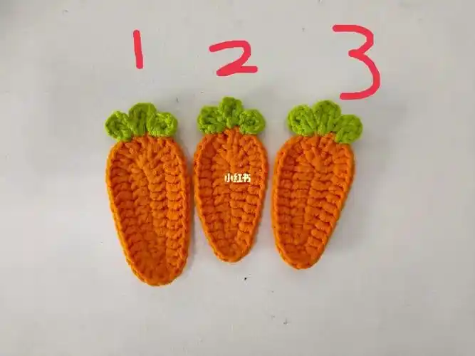 钩针胡萝卜发夹