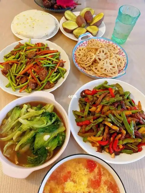 四菜一汤全部吃光