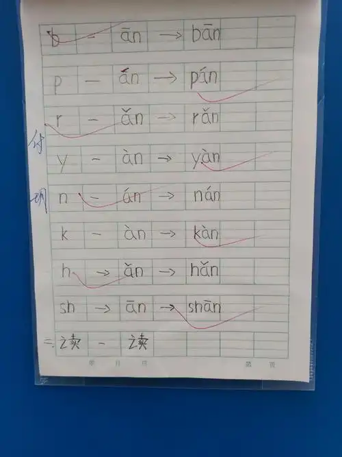 绿洲国际幼儿园学一班小朋友们拼音作业展