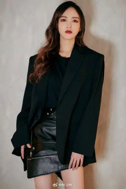 中国最帅西服女星榜top10女生除了美丽还可以酷酷酷