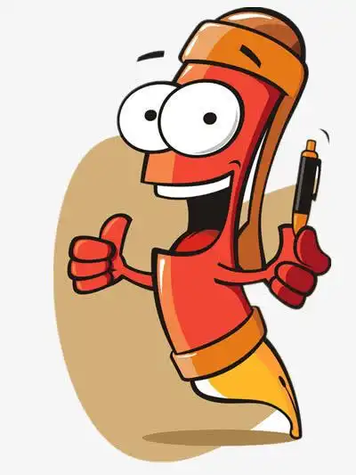 卡通圆珠笔小人