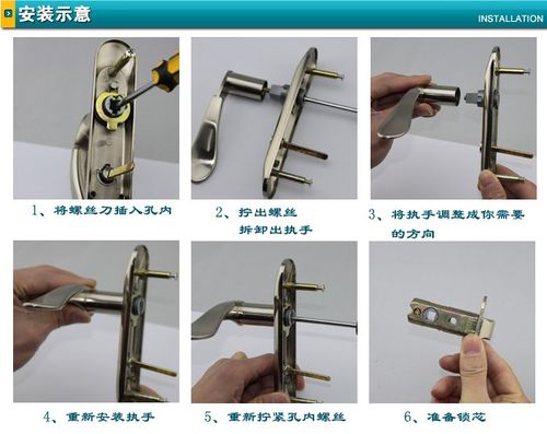 【轻奢】无钥匙卫生间门锁室内铝合金阳台厨房厕所门把手门锁三件套锁