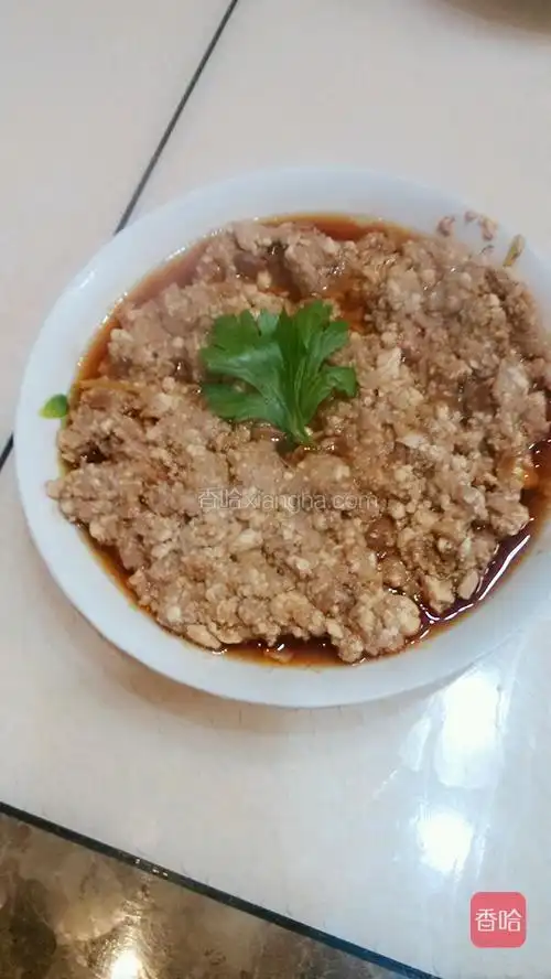 酱蒸肉泥豆腐