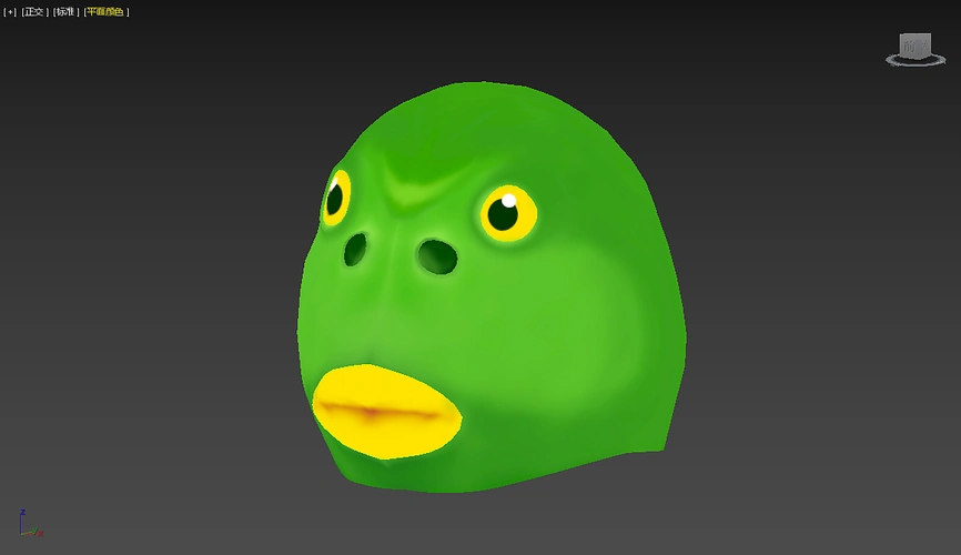 3d手绘模型(鱼头怪)