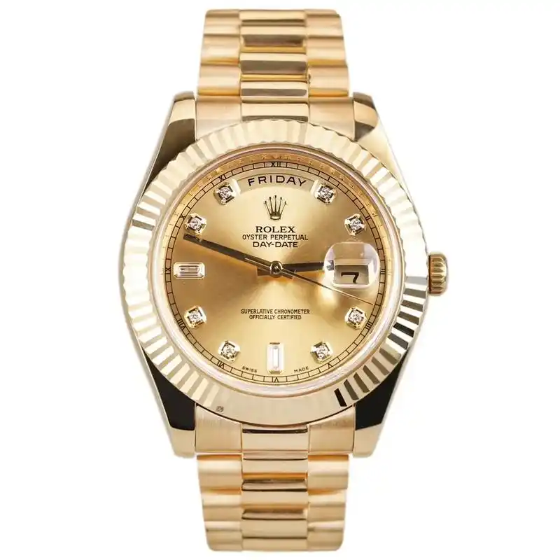 劳力士大号金劳218238星期日历款 18k黄金全金 自动机 - 抖音