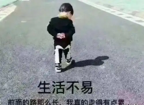 生活不易我有点累