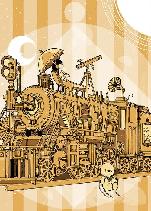 蒸汽朋克插画集4 - 原创作品 - 站酷(zcool)