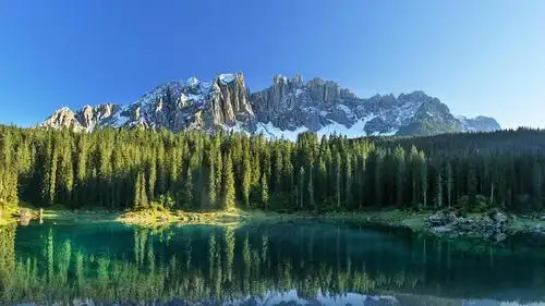 水天一色的山水自然风光,风景-回车桌面
