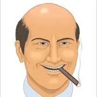 老头抽烟头像图片漫画_微信头像图片大全