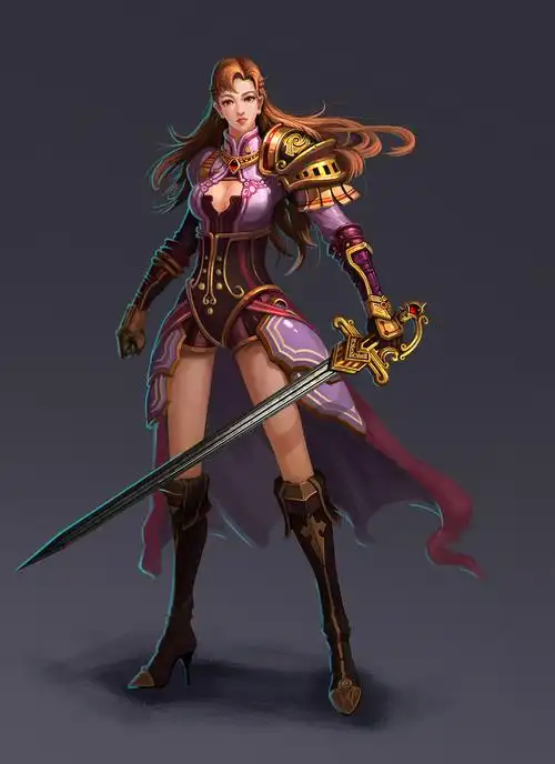 第一张游戏角色原画