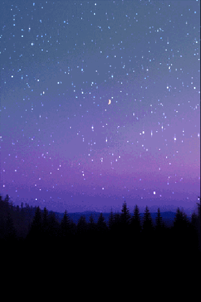 星空繁星星星夜gif动图_动态图_表情包下载_soogif
