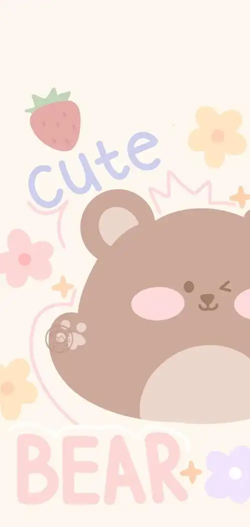 可爱小熊唯美壁纸