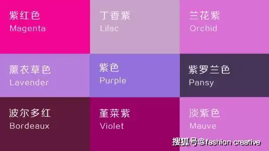 几招服装色彩搭配学,给你带来更多的新鲜感!_紫色