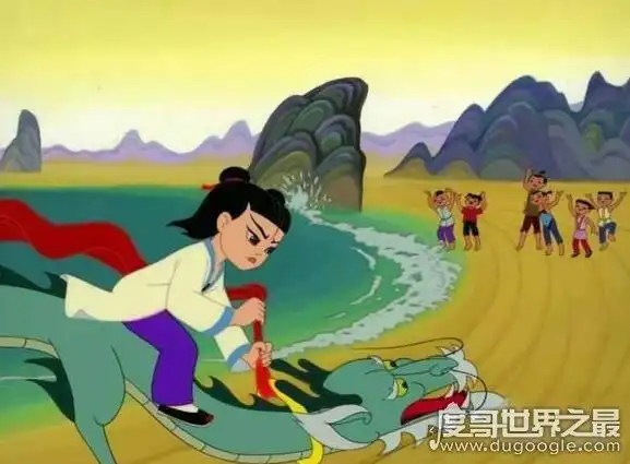 哪吒闹海的故事,先打死肆虐百姓的东海三太子(后砸龙宫捉龙王)