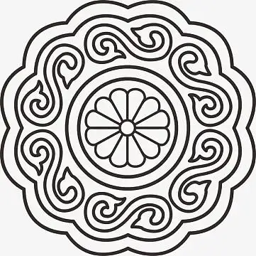 浪漫背景png白色格子背景aipng花纹 圆形 传统图案aipng中国风传统