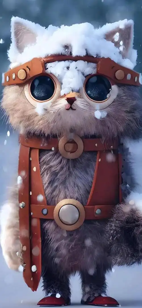 手机壁纸|超级好看冷酷的猫咪手机高清壁纸,帅萌酷