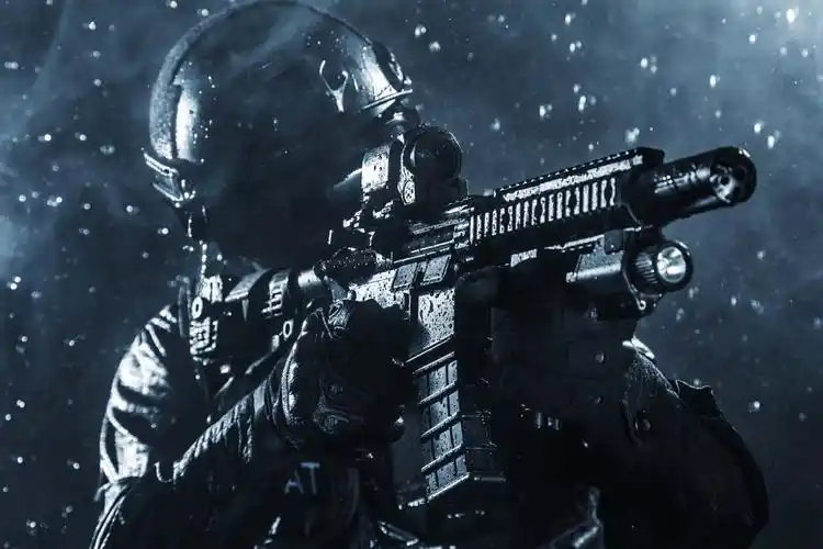 拿着枪的军人特种兵高清图片