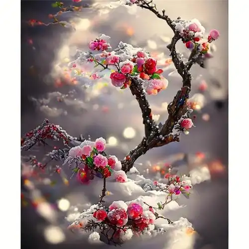 傲雪寒梅头像高清图片 唯美适合做微信头像的梅花_微信头像_头像屋