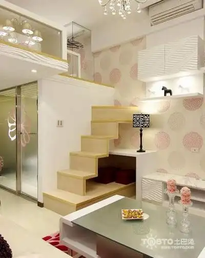 4款复式楼梯装修效果图 为小复式楼增色