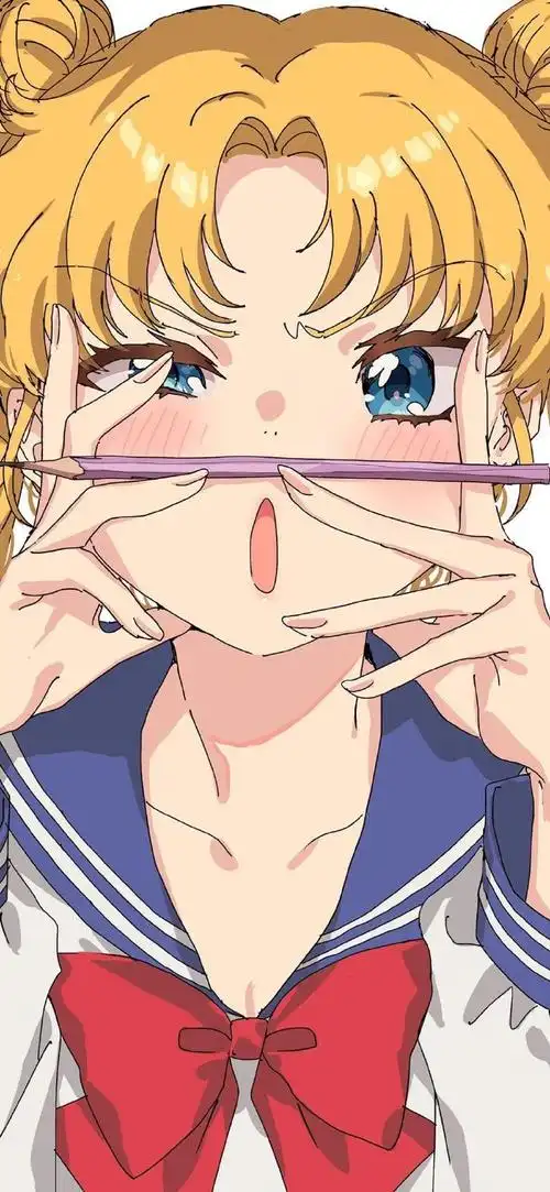 近距离的女生动漫壁纸